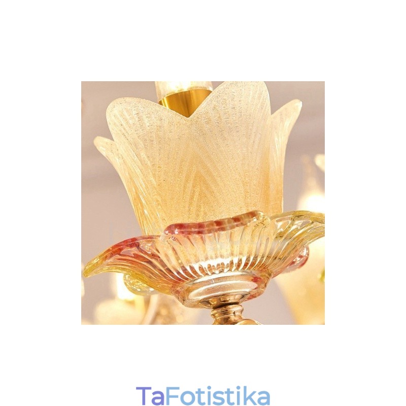 8 Light Traditional Classic Ενσωματωμένος Μεταλλικός Πολυέλαιος