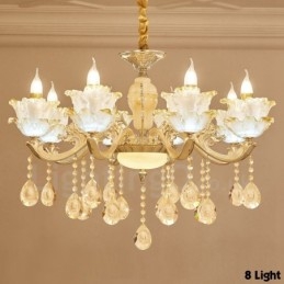 8 Light Traditional Classic Ενσωματωμένος Μεταλλικός Πολυέλαιος