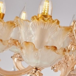 8 Light Traditional Classic Ενσωματωμένος Μεταλλικός Πολυέλαιος