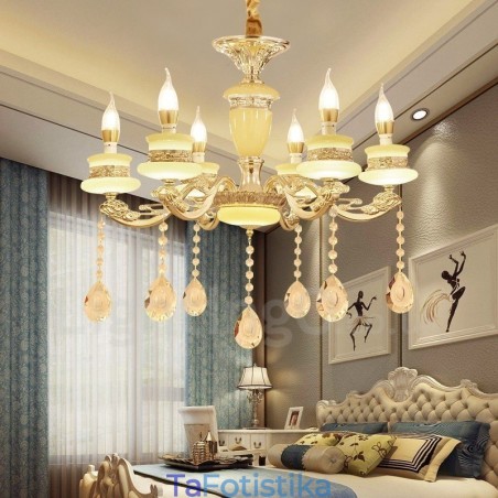 Πολυέλαιος 6 Light Traditional Classic Ενσωματωμένος Μεταλλικός Πολυτελής Πολυέλαιος 6 Light Traditional Classic Ενσωματωμένος Μεταλλικός Πολυτελής