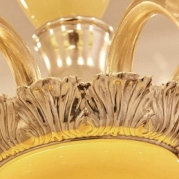 Πολυέλαιος 6 Light Traditional Classic Ενσωματωμένος Μεταλλικός Πολυτελής