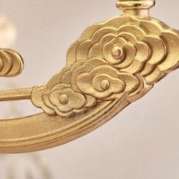 Πολυέλαιος 6 Light Traditional Classic Ενσωματωμένος Μεταλλικός Πολυτελής
