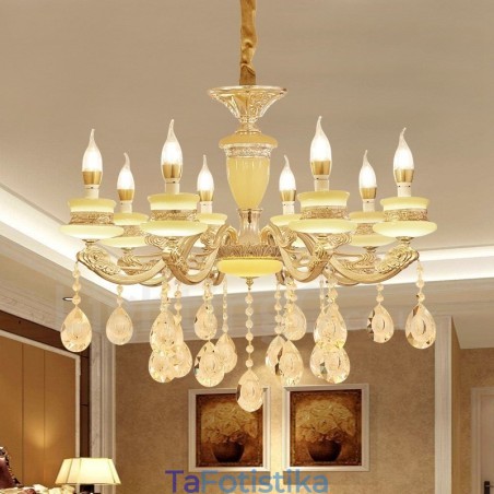 8 Light Traditional Classic Ενσωματωμένος Μεταλλικός Πολυέλαιος 8 Light Traditional Classic Ενσωματωμένος Μεταλλικός Πολυέλαιος