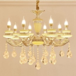 8 Light Traditional Classic Ενσωματωμένος Μεταλλικός Πολυέλαιος