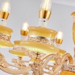 8 Light Traditional Classic Ενσωματωμένος Μεταλλικός Πολυέλαιος
