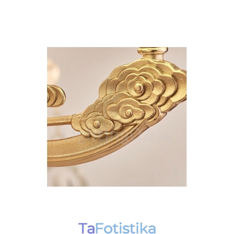 8 Light Traditional Classic Ενσωματωμένος Μεταλλικός Πολυέλαιος