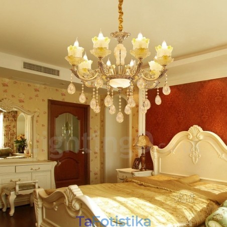 8 Light Traditional Classic Ενσωματωμένος Μεταλλικός Πολυέλαιος 8 Light Traditional Classic Ενσωματωμένος Μεταλλικός Πολυέλαιος