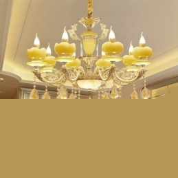 8 Light Traditional Classic Ενσωματωμένος Μεταλλικός Πολυέλαιος