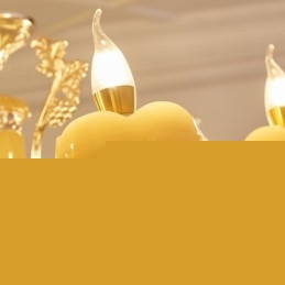 8 Light Traditional Classic Ενσωματωμένος Μεταλλικός Πολυέλαιος