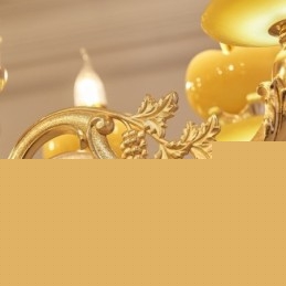 8 Light Traditional Classic Ενσωματωμένος Μεταλλικός Πολυέλαιος