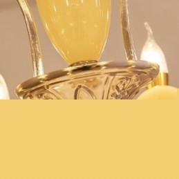 8 Light Traditional Classic Ενσωματωμένος Μεταλλικός Πολυέλαιος