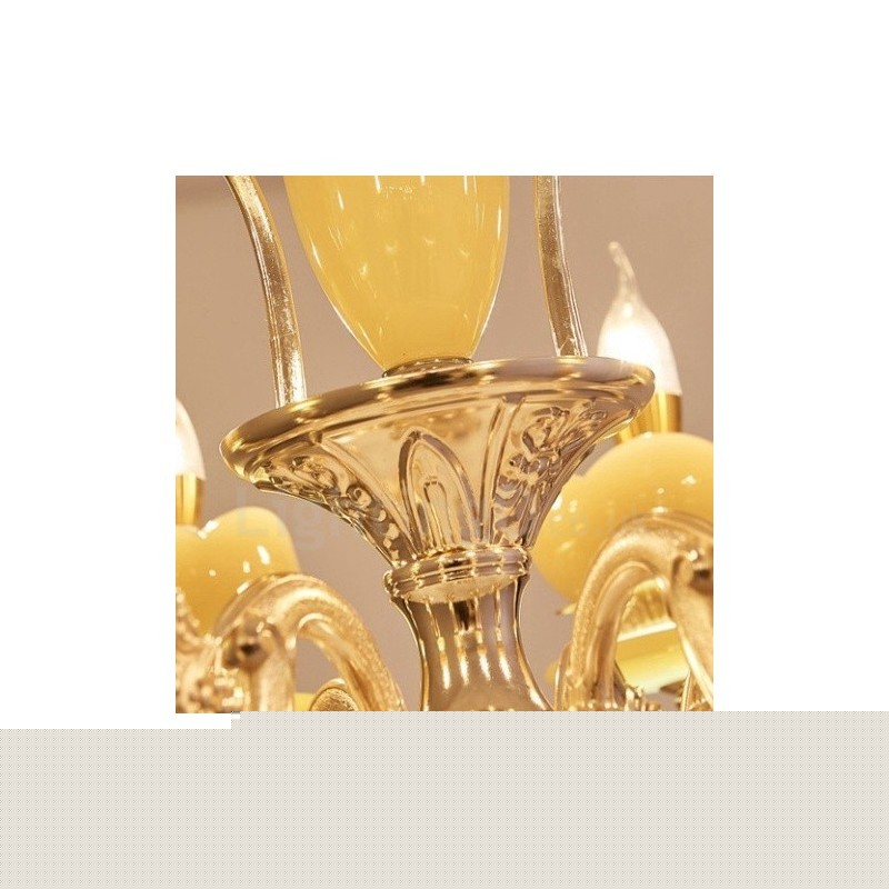 8 Light Traditional Classic Ενσωματωμένος Μεταλλικός Πολυέλαιος