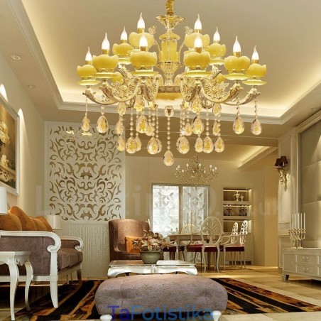 15 Light Traditional Classic Ενσωματωμένος Μεταλλικός Πολυέλαιος 15 Light Traditional Classic Ενσωματωμένος Μεταλλικός Πολυέλαιος