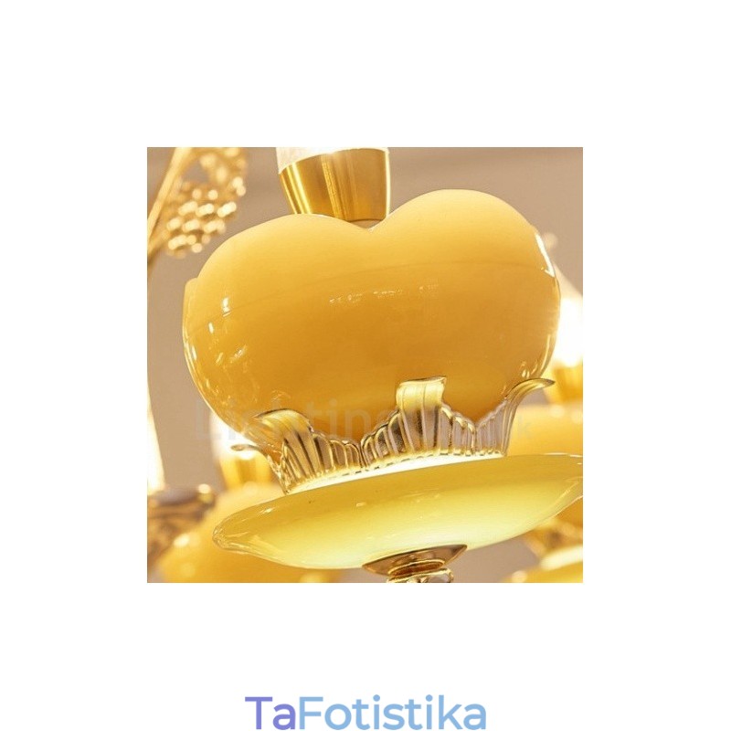 15 Light Traditional Classic Ενσωματωμένος Μεταλλικός Πολυέλαιος