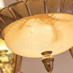 15 Light Traditional Classic Ενσωματωμένος Μεταλλικός Πολυέλαιος