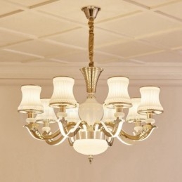 8 Light Traditional Classic Ενσωματωμένος Μεταλλικός Πολυέλαιος