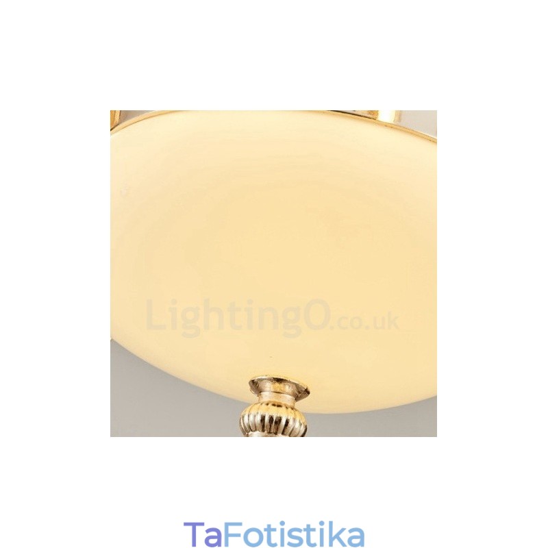 8 Light Traditional Classic Ενσωματωμένος Μεταλλικός Πολυέλαιος