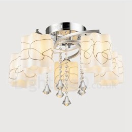 5 Light Modern Contemporary Ενσωματωμένος Πολυέλαιος