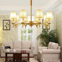 Ενσωματωμένος μεταλλικός πολυέλαιος 8 Light Rustic Lodge