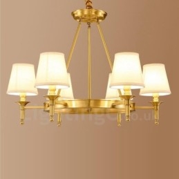 Ενσωματωμένος μεταλλικός πολυέλαιος 6 Light Rustic Lodge