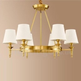 Ενσωματωμένος μεταλλικός πολυέλαιος 6 Light Rustic Lodge