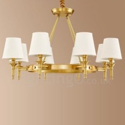 Ενσωματωμένος μεταλλικός πολυέλαιος 8 Light Rustic Lodge