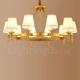 Ενσωματωμένος μεταλλικός πολυέλαιος 10 Light Rustic Lodge