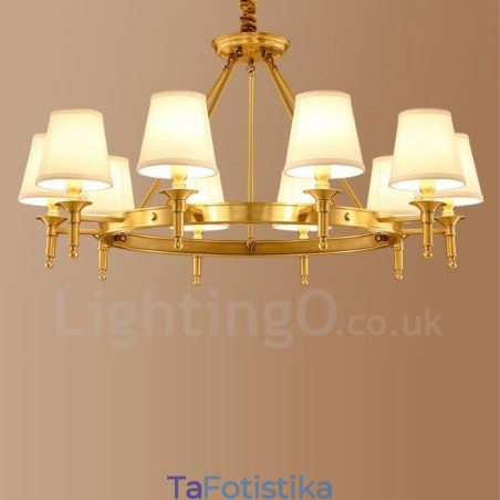 Ενσωματωμένος μεταλλικός πολυέλαιος 10 Light Rustic Lodge Ενσωματωμένος μεταλλικός πολυέλαιος 10 Light Rustic Lodge