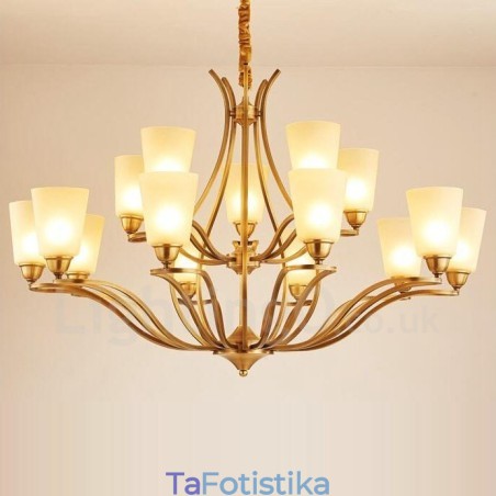 Ενσωματωμένος μεταλλικός πολυέλαιος 15 Light Rustic Lodge Ενσωματωμένος μεταλλικός πολυέλαιος 15 Light Rustic Lodge