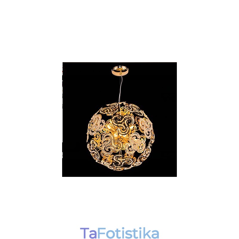 Απλό μοντέρνο κρεμαστό φως πολυελαίου Crystal Ball Globe