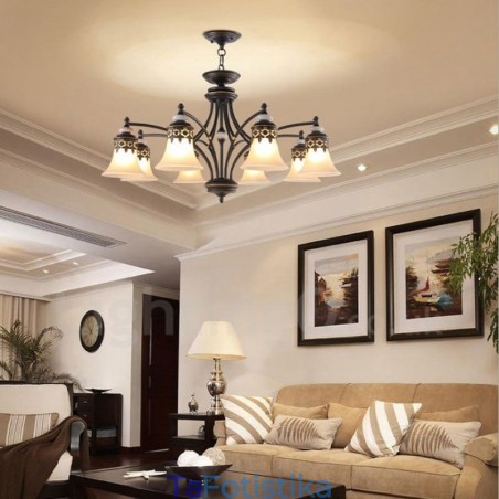 8 Light Traditional Classic Ενσωματωμένος Μεταλλικός Πολυέλαιος 8 Light Traditional Classic Ενσωματωμένος Μεταλλικός Πολυέλαιος