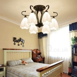 Ενσωματωμένος πολυέλαιος 6 Light Rustic Lodge