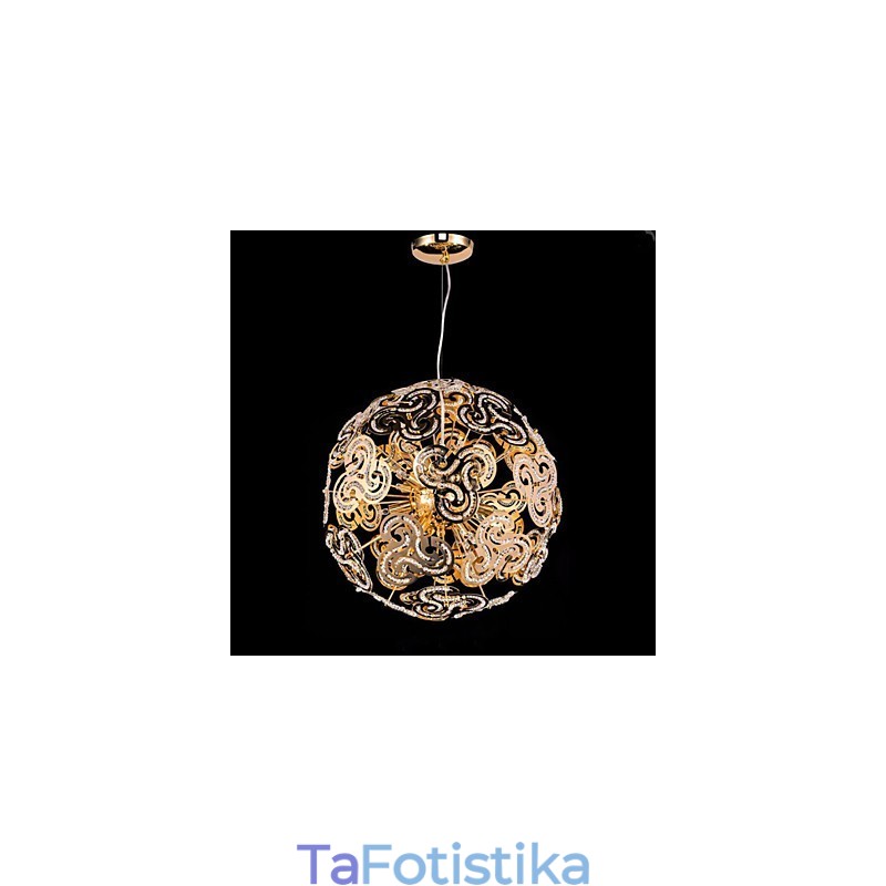 Απλό μοντέρνο κρεμαστό φως πολυελαίου Crystal Ball Globe