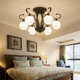 Ενσωματωμένος πολυέλαιος 6 Light Rustic Lodge