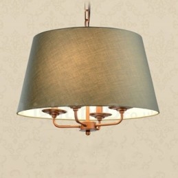 Ενσωματωμένος μεταλλικός πολυέλαιος 4 Light Rustic Lodge