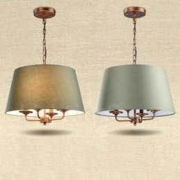 Ενσωματωμένος μεταλλικός πολυέλαιος 4 Light Rustic Lodge