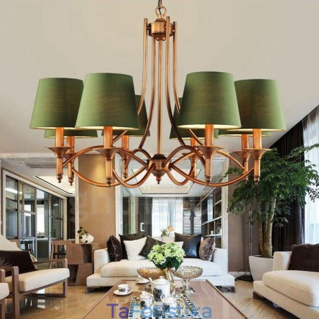 Ενσωματωμένος μεταλλικός πολυέλαιος 8 Light Rustic Lodge Ενσωματωμένος μεταλλικός πολυέλαιος 8 Light Rustic Lodge