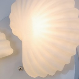 3 ελαφρύς παραδοσιακός κλασικός ενσωματωμένος πολυέλαιος με γυάλινη απόχρωση