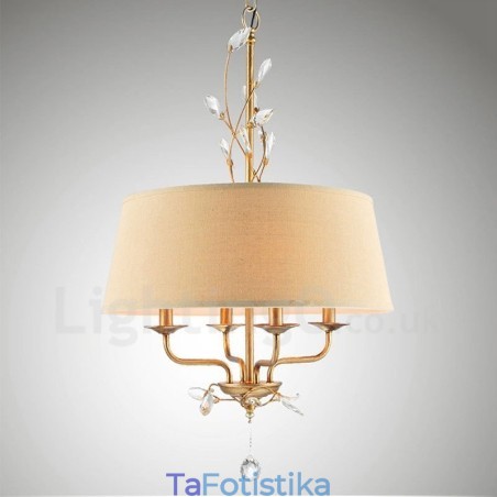 Ενσωματωμένος μεταλλικός πολυέλαιος 4 Light Rustic Lodge Ενσωματωμένος μεταλλικός πολυέλαιος 4 Light Rustic Lodge