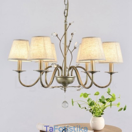 Ενσωματωμένος μεταλλικός πολυέλαιος 6 Light Rustic Lodge Ενσωματωμένος μεταλλικός πολυέλαιος 6 Light Rustic Lodge