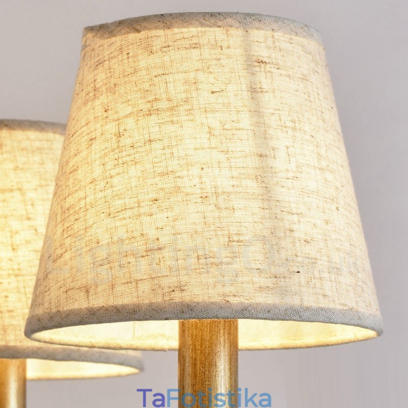 Ενσωματωμένος μεταλλικός πολυέλαιος 8 Light Rustic Lodge