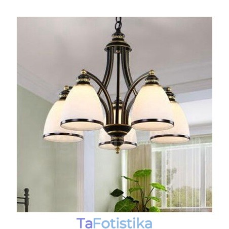 Ενσωματωμένος μεταλλικός πολυέλαιος 5 Light Rustic Lodge Ενσωματωμένος μεταλλικός πολυέλαιος 5 Light Rustic Lodge