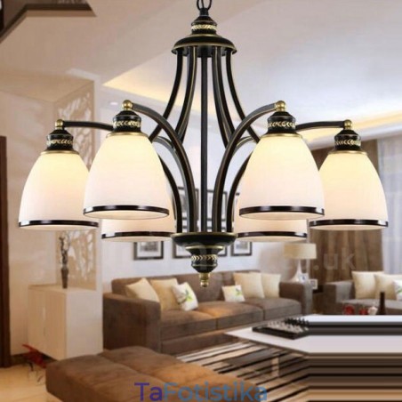 Ενσωματωμένος μεταλλικός πολυέλαιος 6 Light Rustic Lodge Ενσωματωμένος μεταλλικός πολυέλαιος 6 Light Rustic Lodge