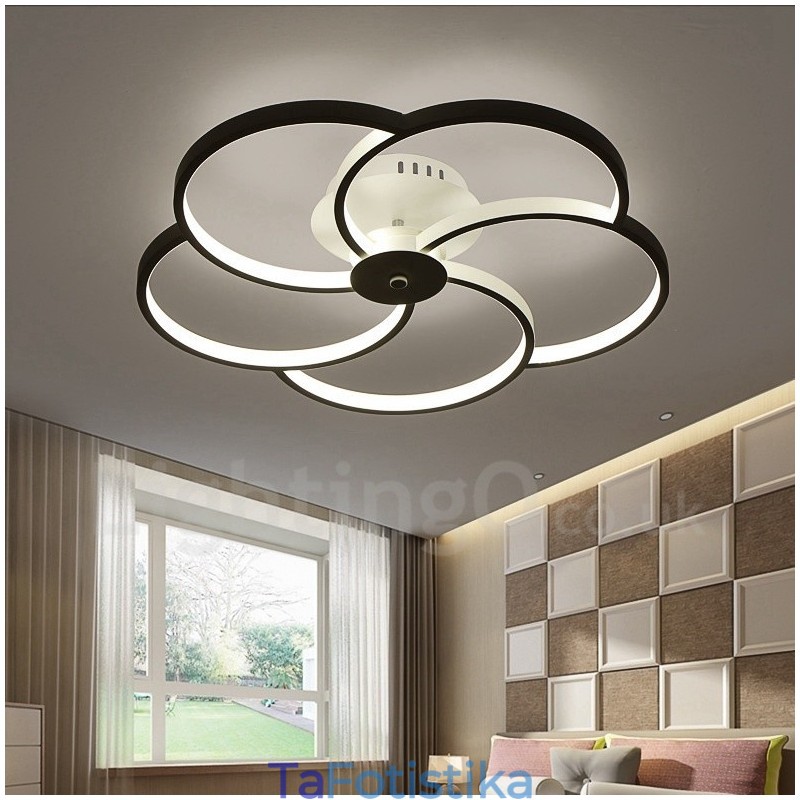 5 Light Modern Contemporary Ενσωματωμένος Μεταλλικός Πολυέλαιος