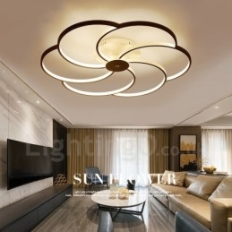6 Light Modern Contemporary Ενσωματωμένος Μεταλλικός Πολυέλαιος