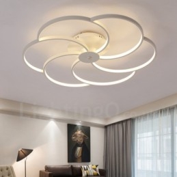 6 Light Modern Contemporary Ενσωματωμένος Μεταλλικός Πολυέλαιος
