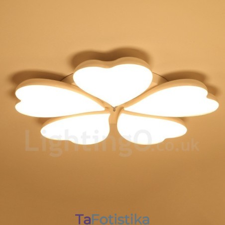 5 Light Modern Contemporary Integrated Metal Flush Mount Light 5 Light Modern Contemporary Integrated Metal Flush Mount Light