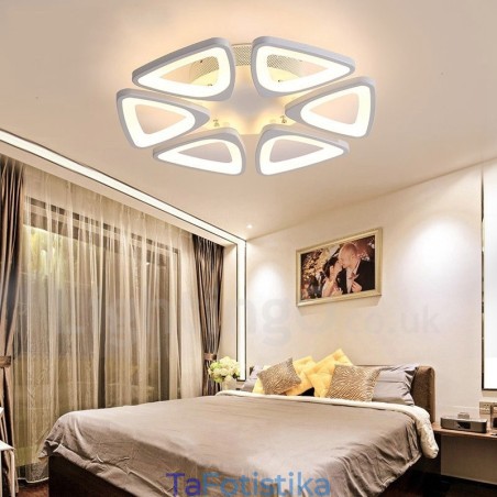 6 Light Modern Contemporary Integrated Flush Mount Light 6 Light Modern Contemporary Integrated Flush Mount Light