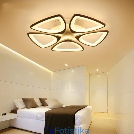 5 Light Modern Contemporary Integrated Flush Mount Light 5 Light Modern Contemporary Integrated Flush Mount Light