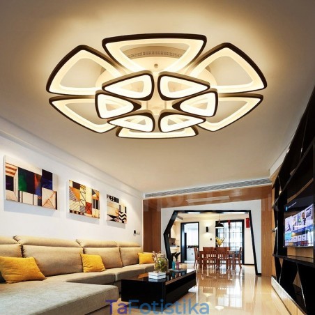12 Light Modern Contemporary Integrated Flush Mount Light 12 Light Modern Contemporary Integrated Flush Mount Light